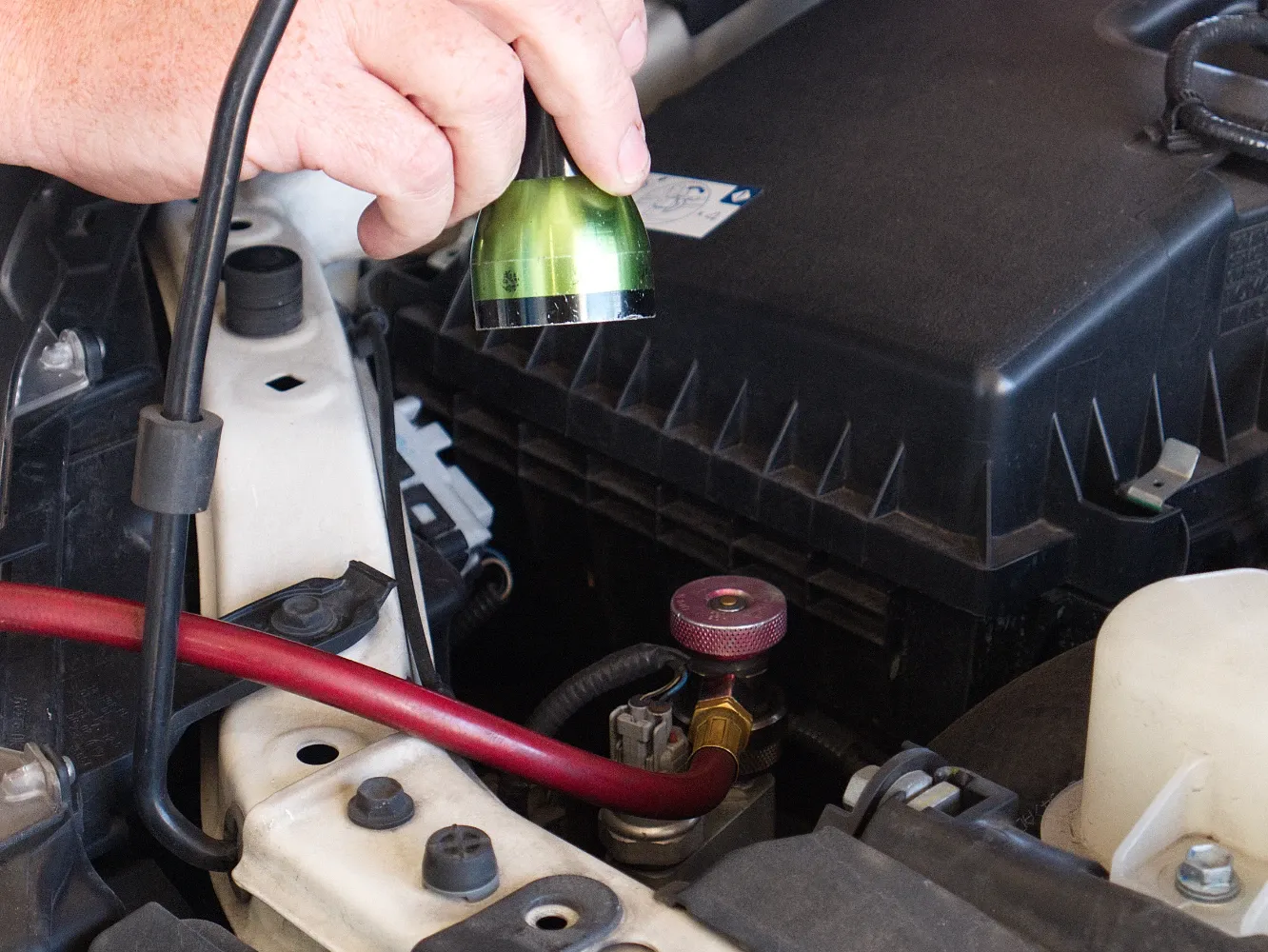 Air conditioning, mechanical and auto electrical work on a fleet vehicle